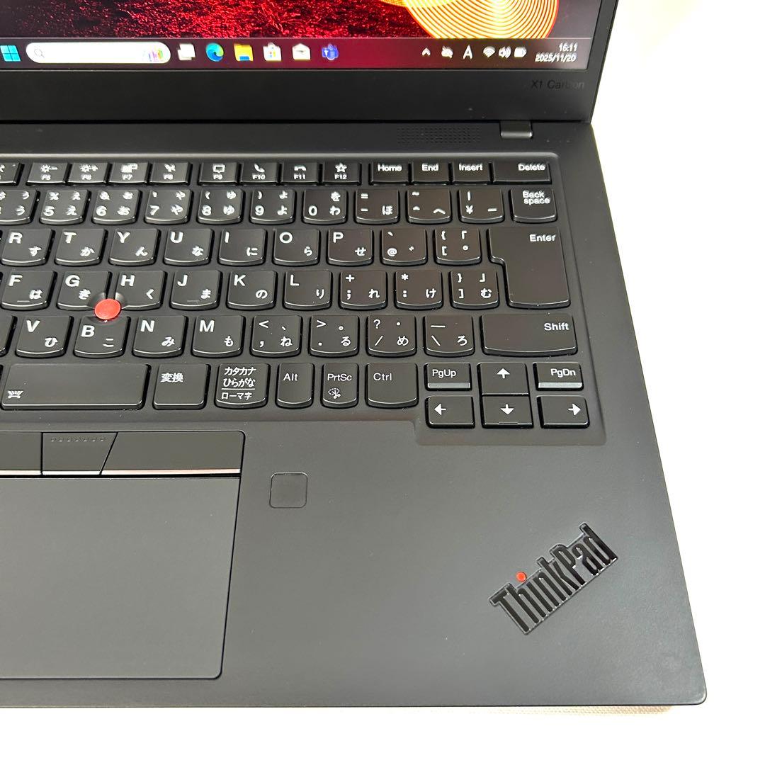 超美品 Lenovo X1 Carbon Gen8 バッテリー超良好 オフィス