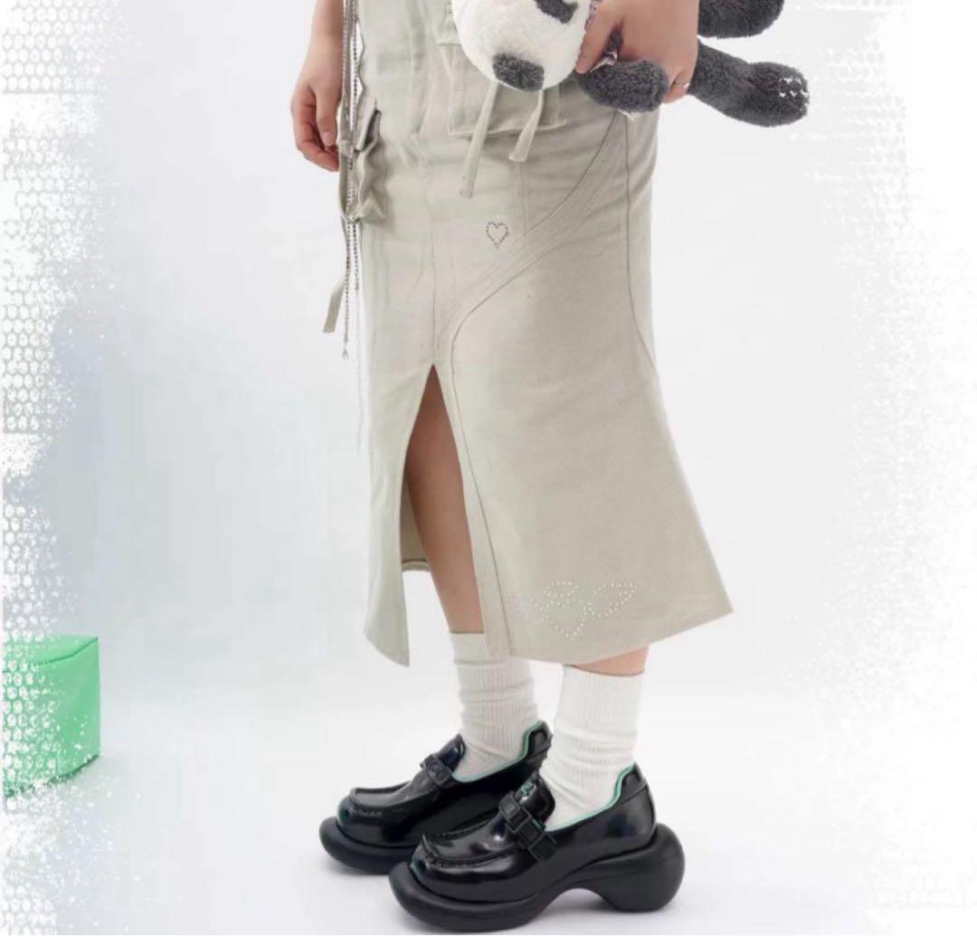 靴 GRAPE MICROFIBER LEATHER BLACK SHOES