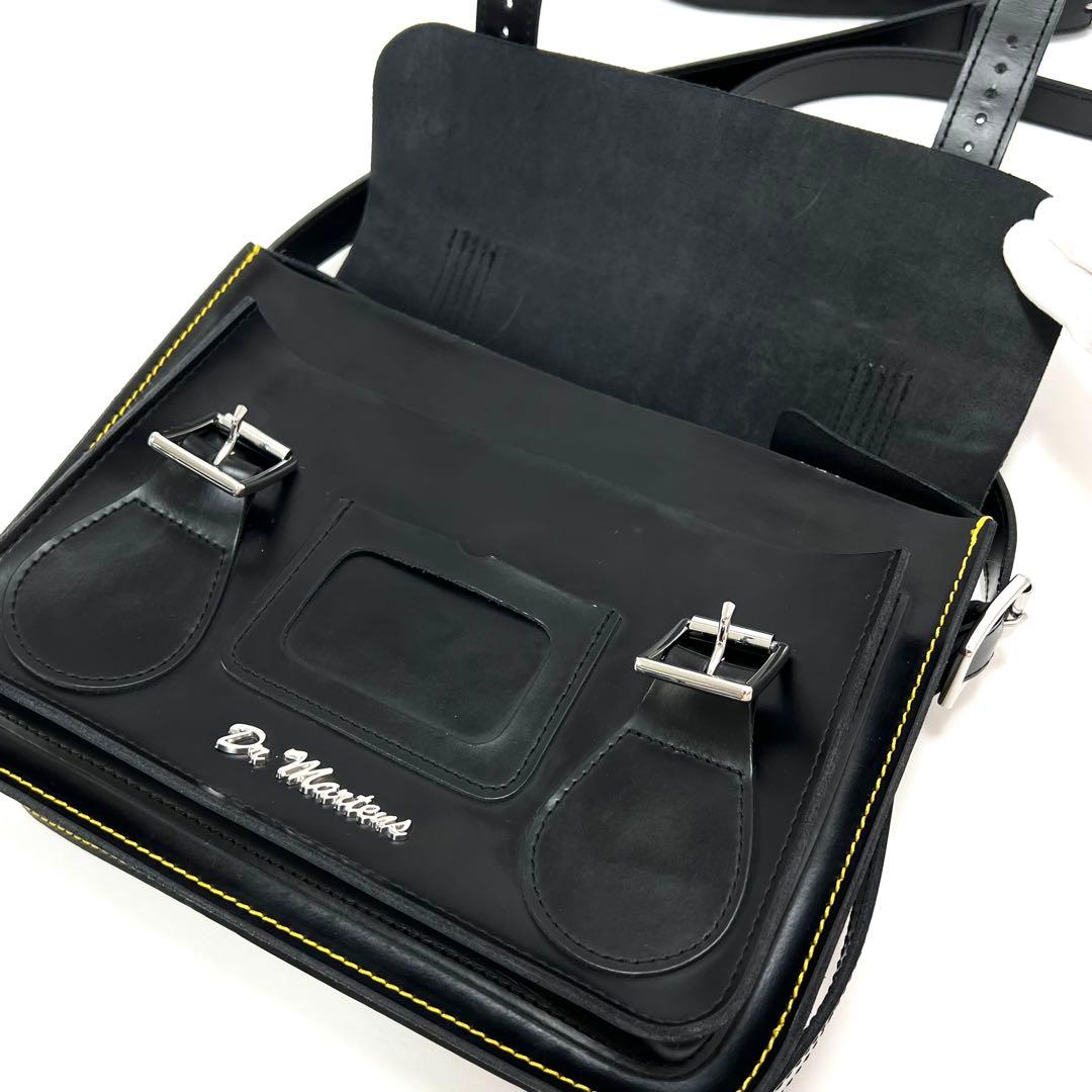 ドクターマーチン　ショルダーバッグ　レザー　サッチェルバッグ　クロスボディ