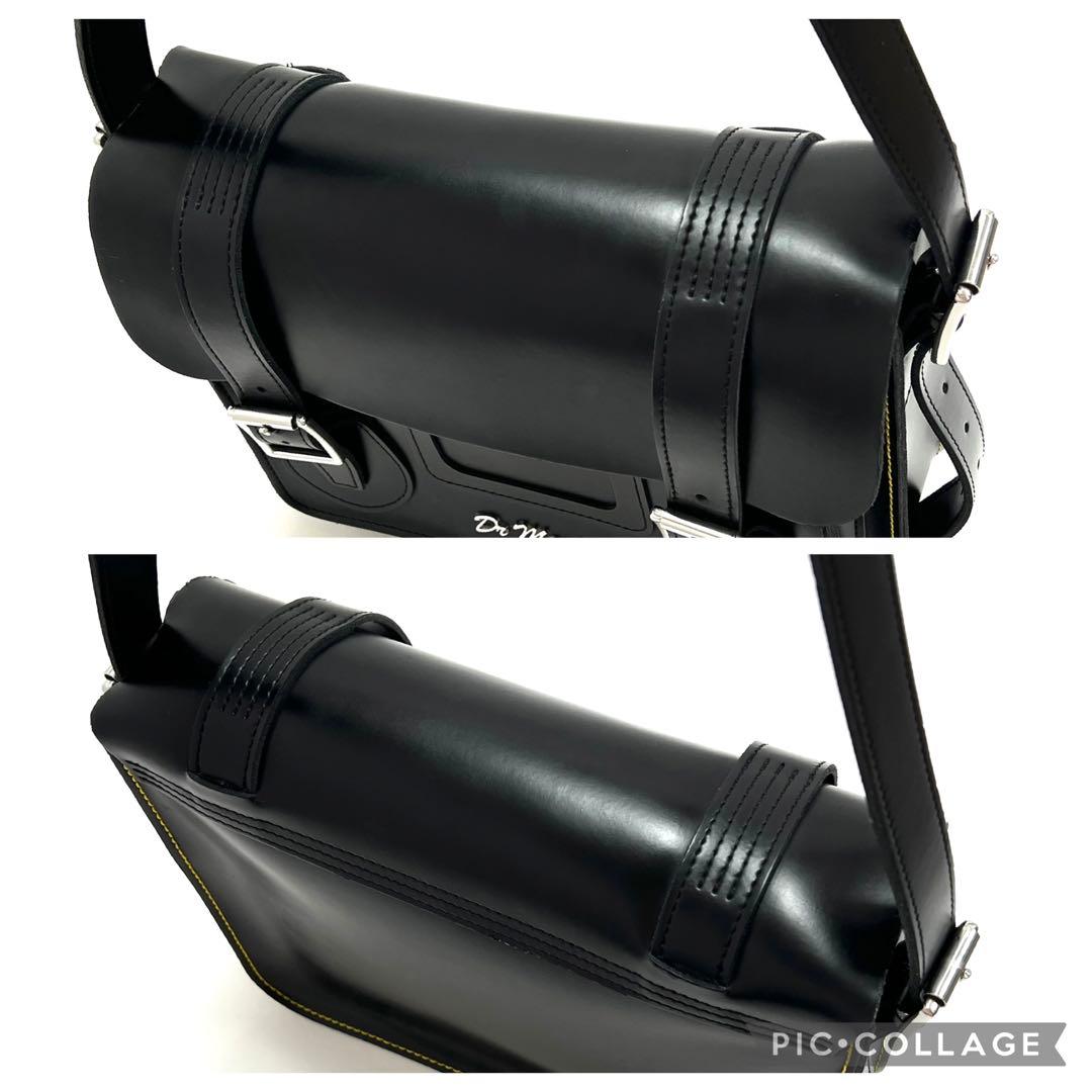 ドクターマーチン　ショルダーバッグ　レザー　サッチェルバッグ　クロスボディ