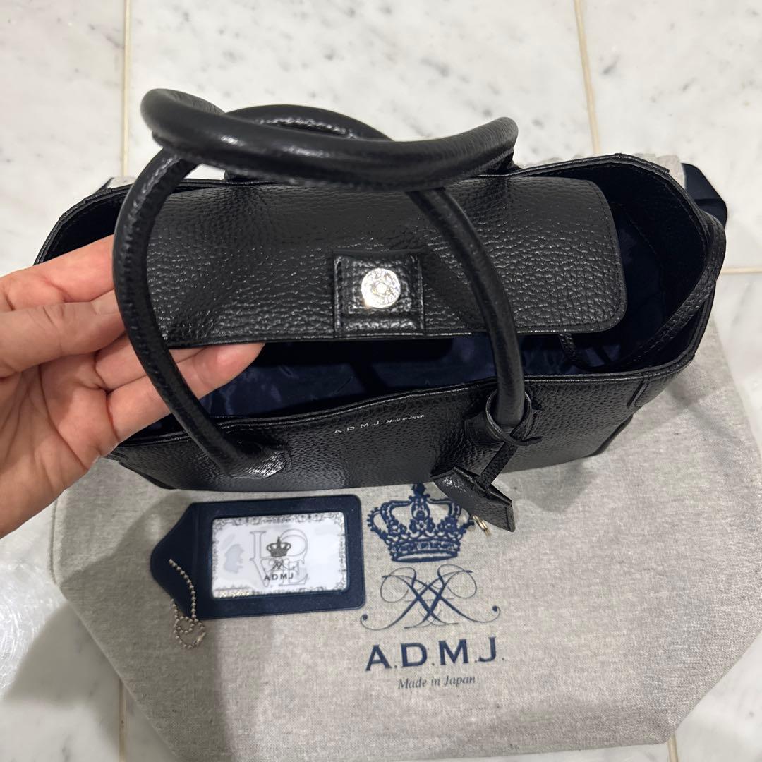 【美品】ADMJ 黒 ハンドバッグ 卒業式　入学式