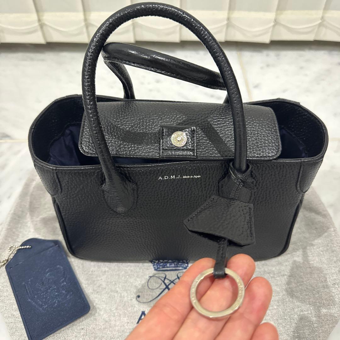【美品】ADMJ 黒 ハンドバッグ 卒業式　入学式