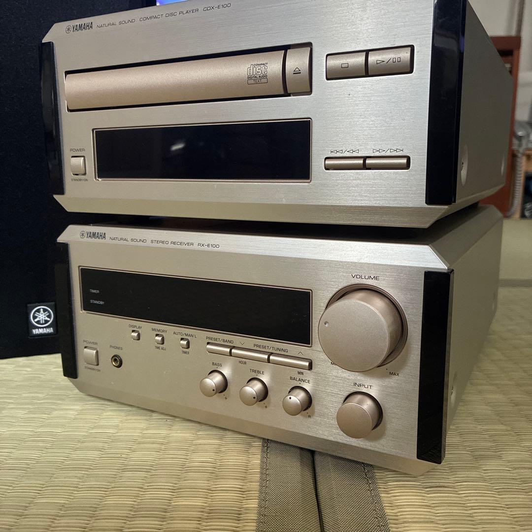 ヤマハ CDプレーヤー CDX-E100 & ステレオレシーバー RX-E100