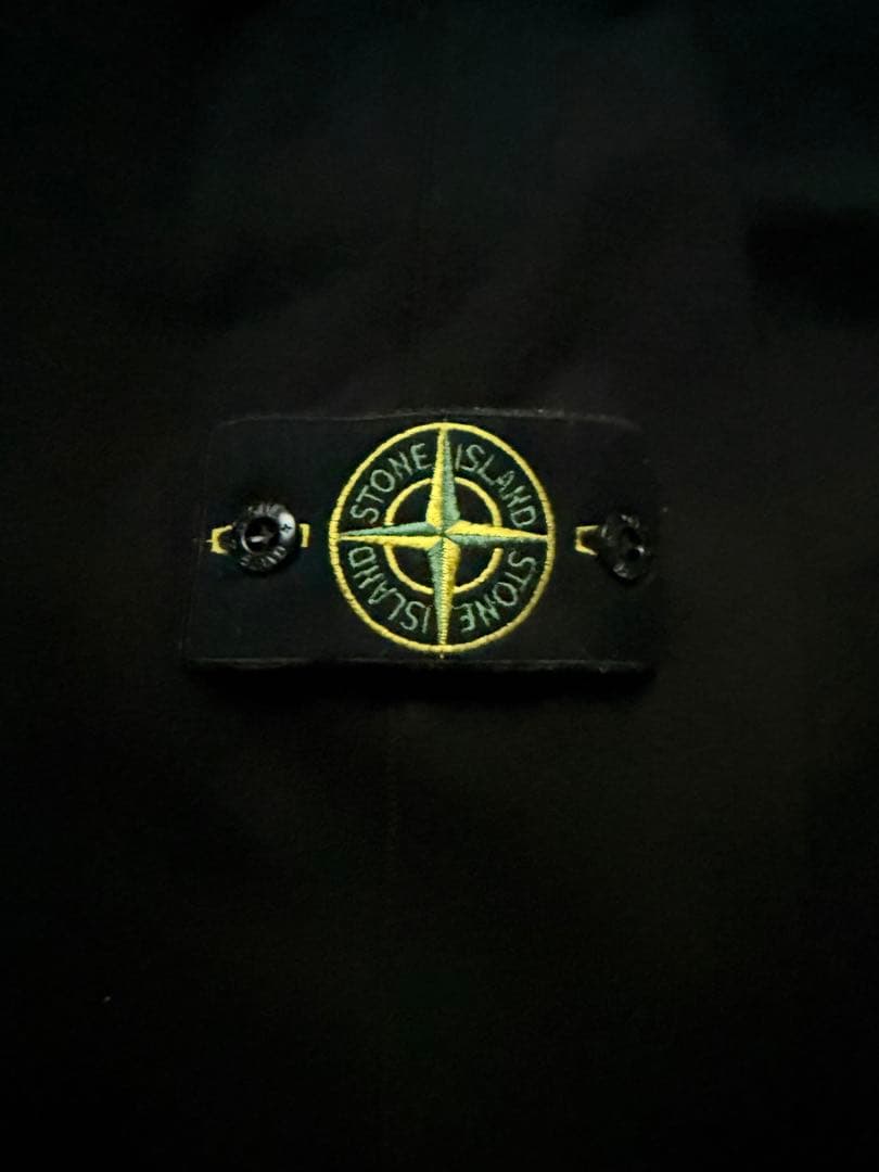 STONE  ブラック クルーネック トレーナー