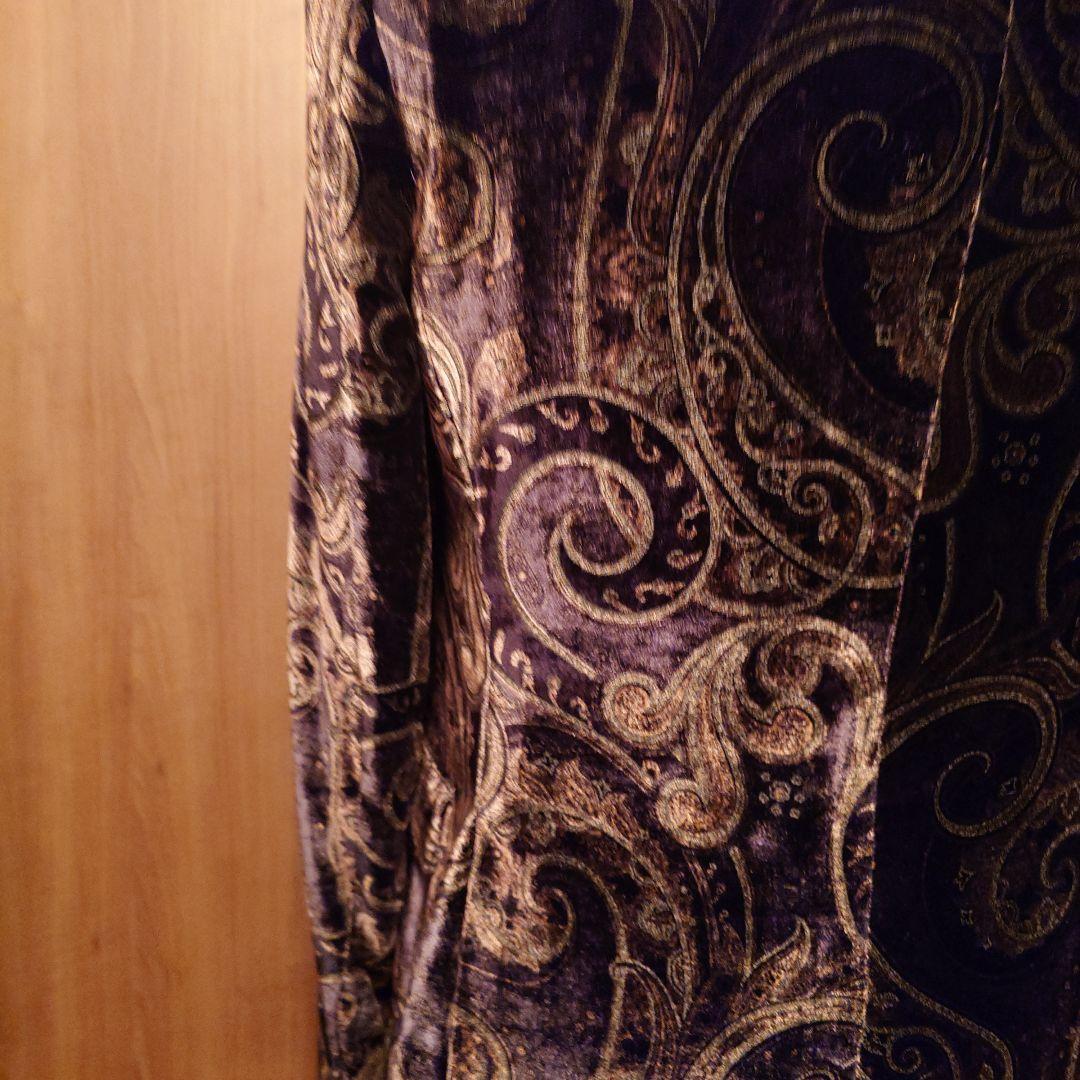 エトロ48.ETRO48.MADE IN ITALY.紫と金ペイズリージャケット