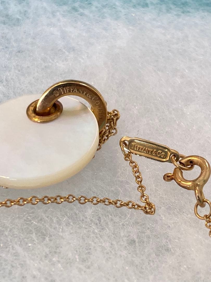 Tiffany&Co エルサ・ペレッティ マザーオブパール ディスク ペンダント