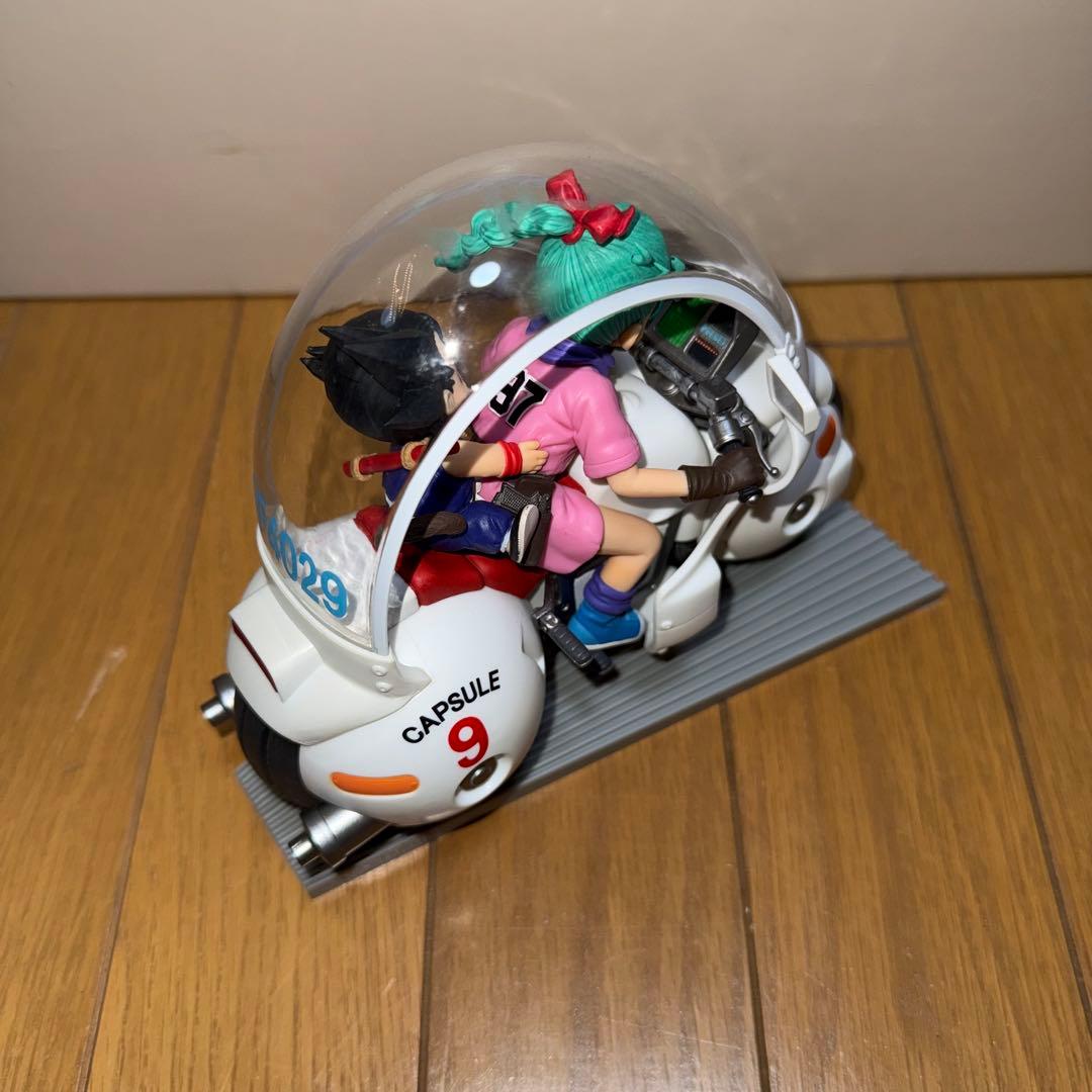 ドラゴンボール 一番くじ A賞 孫悟空＆ブルマ バイクフィギュア＆カードセット