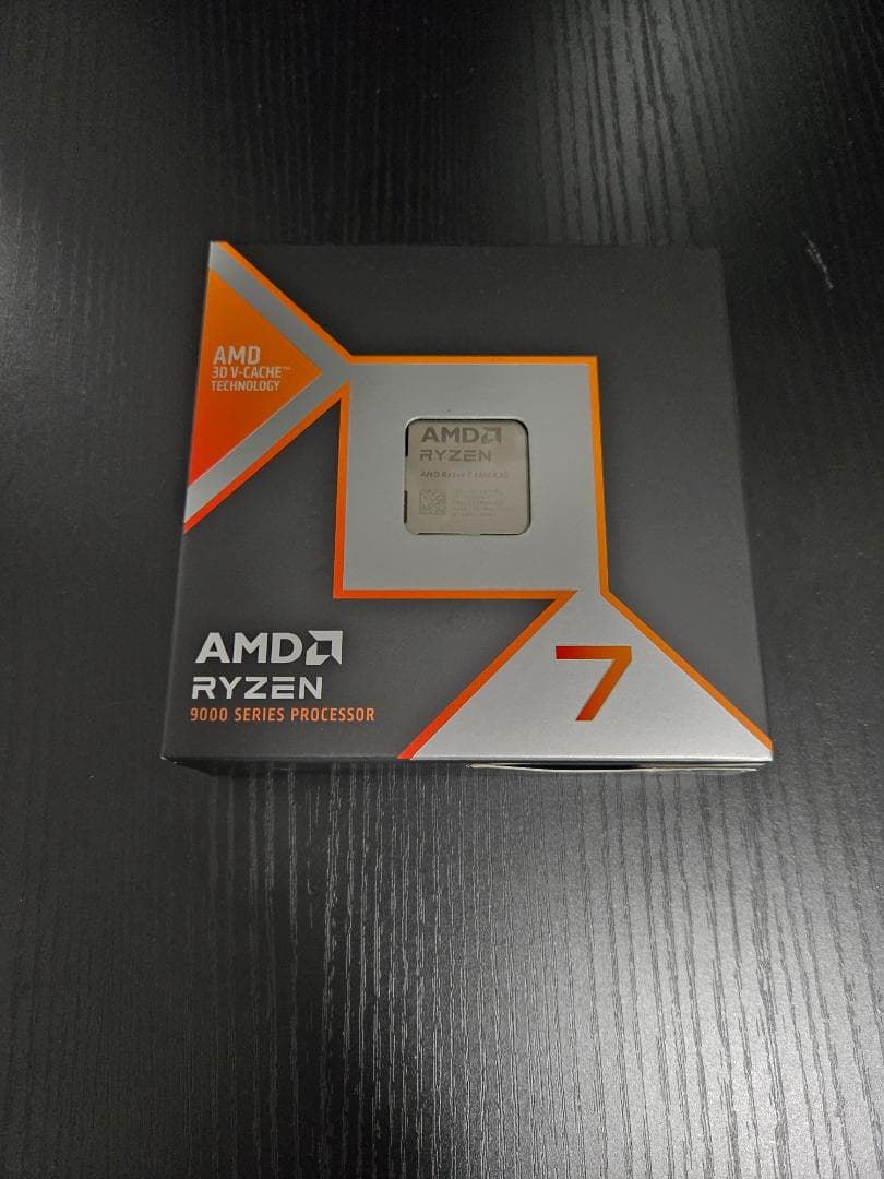 AMD Ryzen 7 9800X3D CPU(未開封)