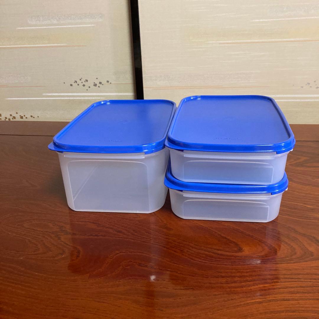 タッパウェア　ブルー　トライアルセット他全部で15点　新品未使用品