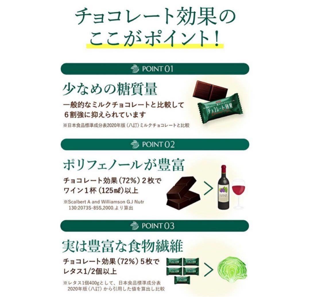 meiji チョコレート効果 72% 大容量ボックス 1kg x3箱