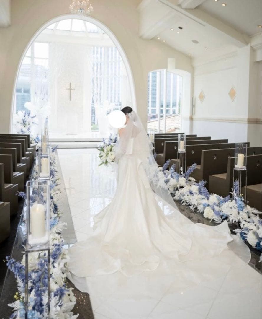 ウェディングベール ロングベール ベールダウン可