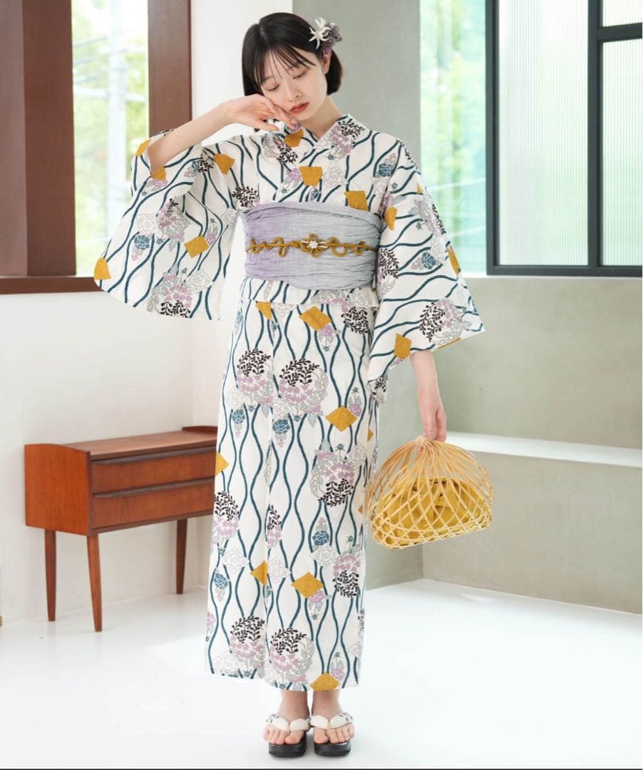 「新品未使用」浴衣3点セット utatane