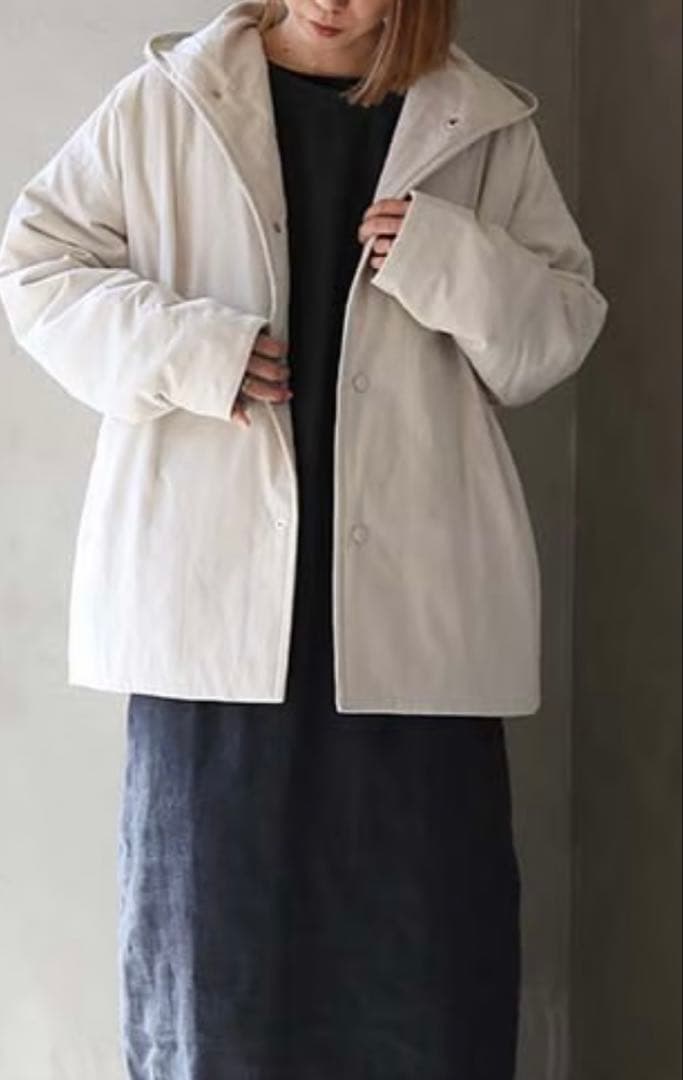 エヴァムエヴァpadding hooded coat パディングフーディコート