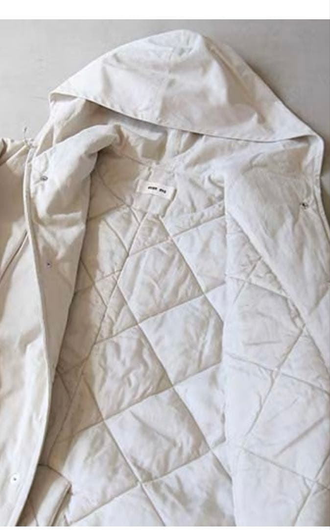 エヴァムエヴァpadding hooded coat パディングフーディコート