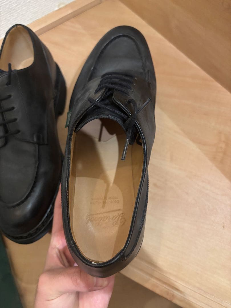 paraboot CHAMBORD uk8.0 noir 破格