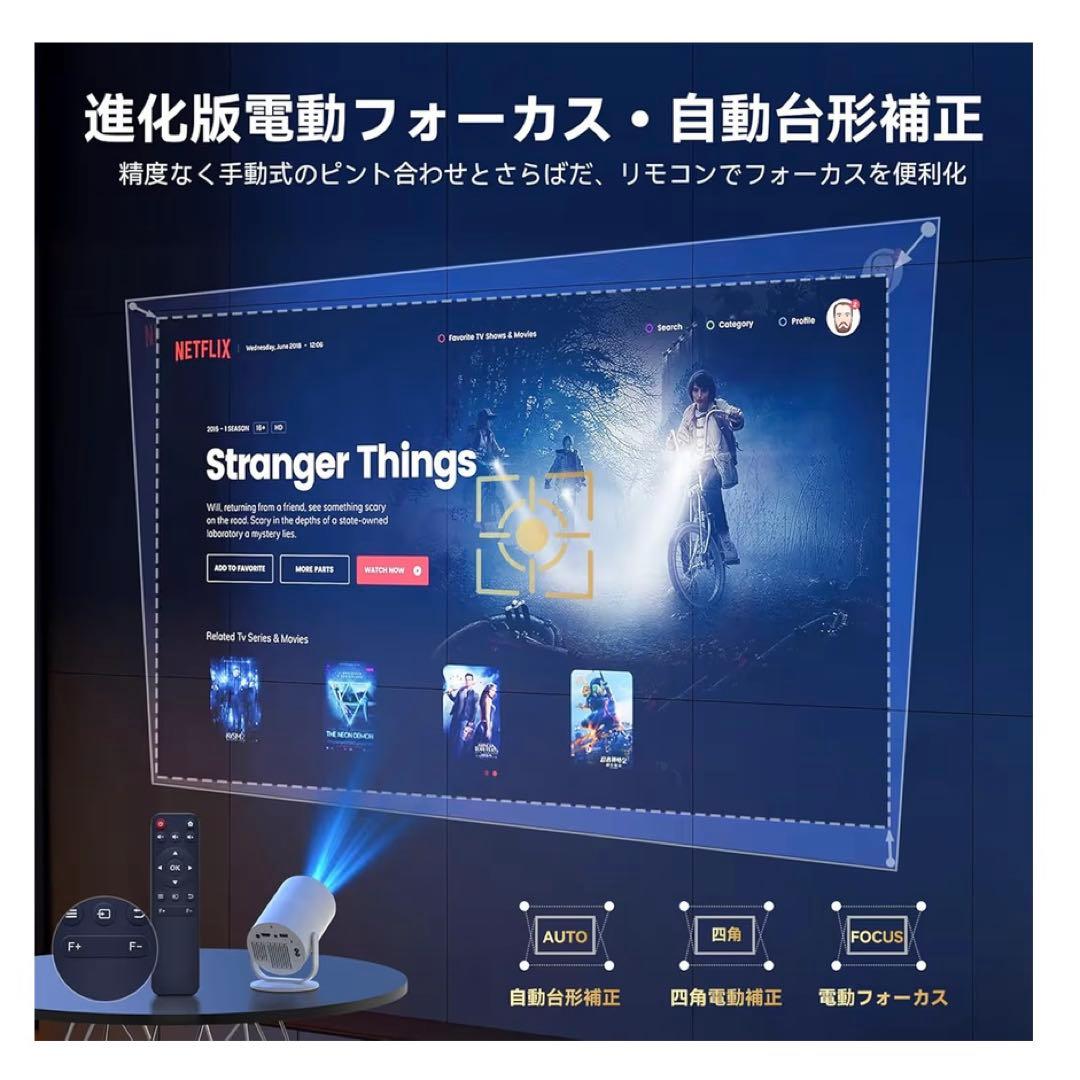 Tecaki M13 1080P ホームプロジェクター 本体