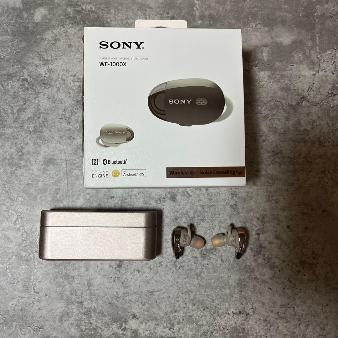 SONY WF-1000X(N) GOLD ワイヤレスイヤホン