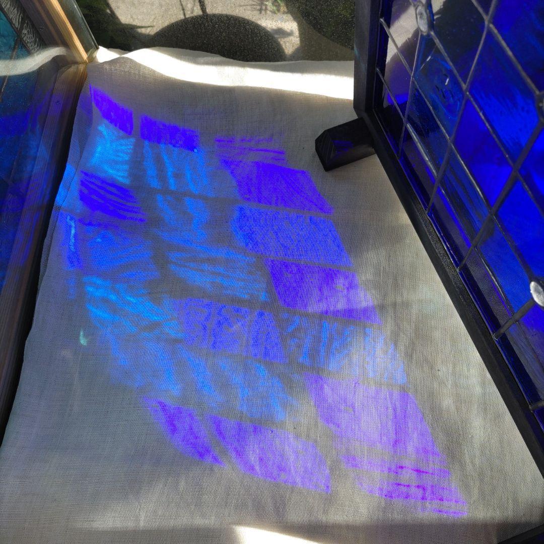 ステンドグラスパネル「宙・そら」アンティーク