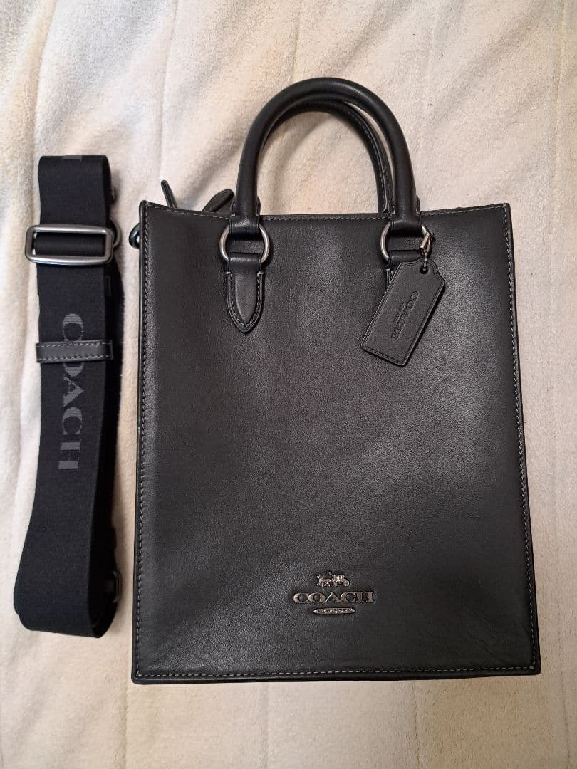 COACH トートバッグ　シグネチャー　 ブラック