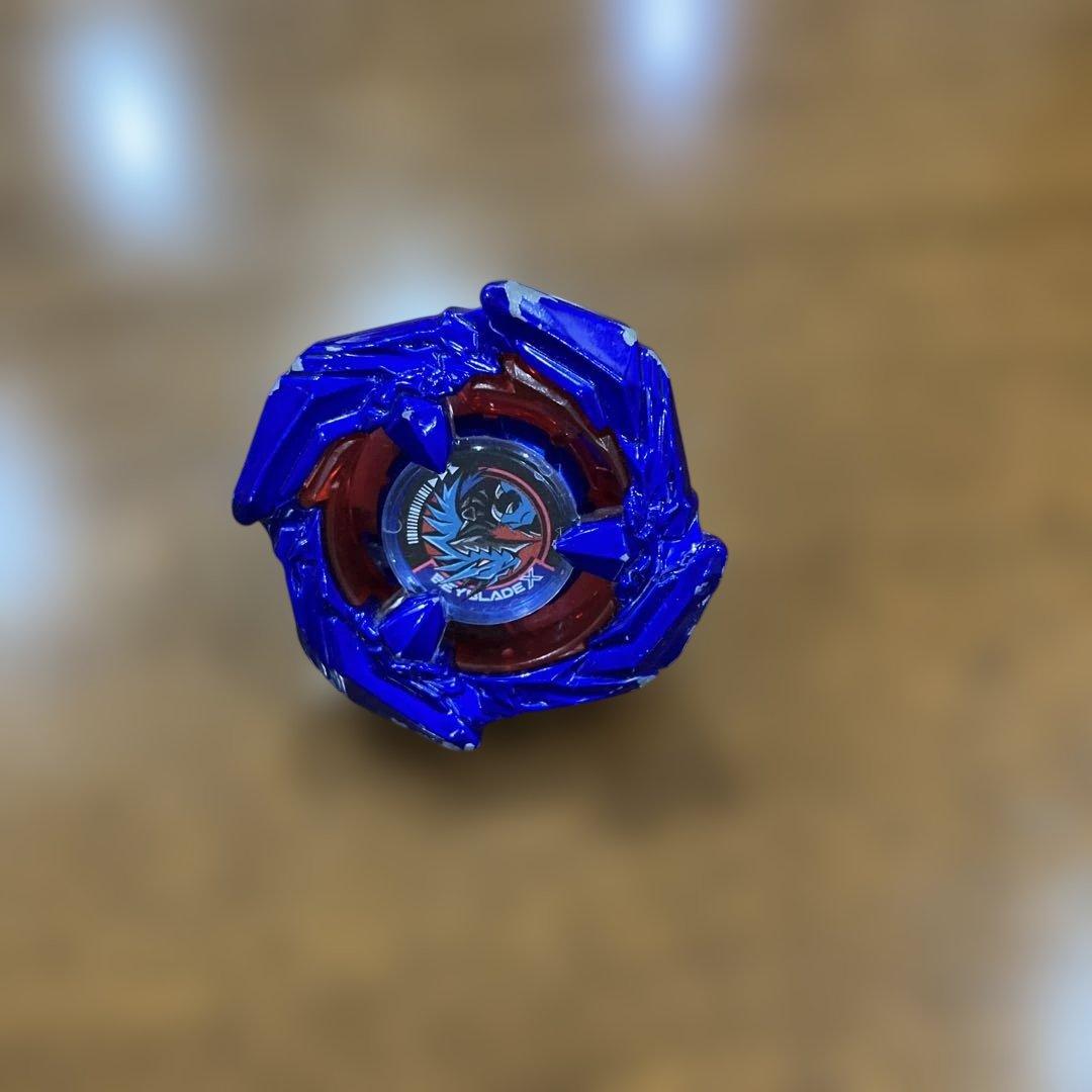 ベイブレードX　原色　コバルトドレイク　メタルコート；ブルー