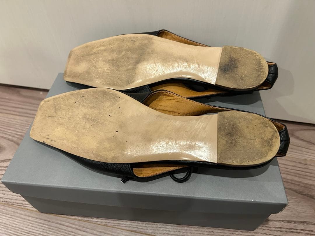 PIPPICHIC ピッピシック アンバーココ スクエアトゥ フラットシューズ