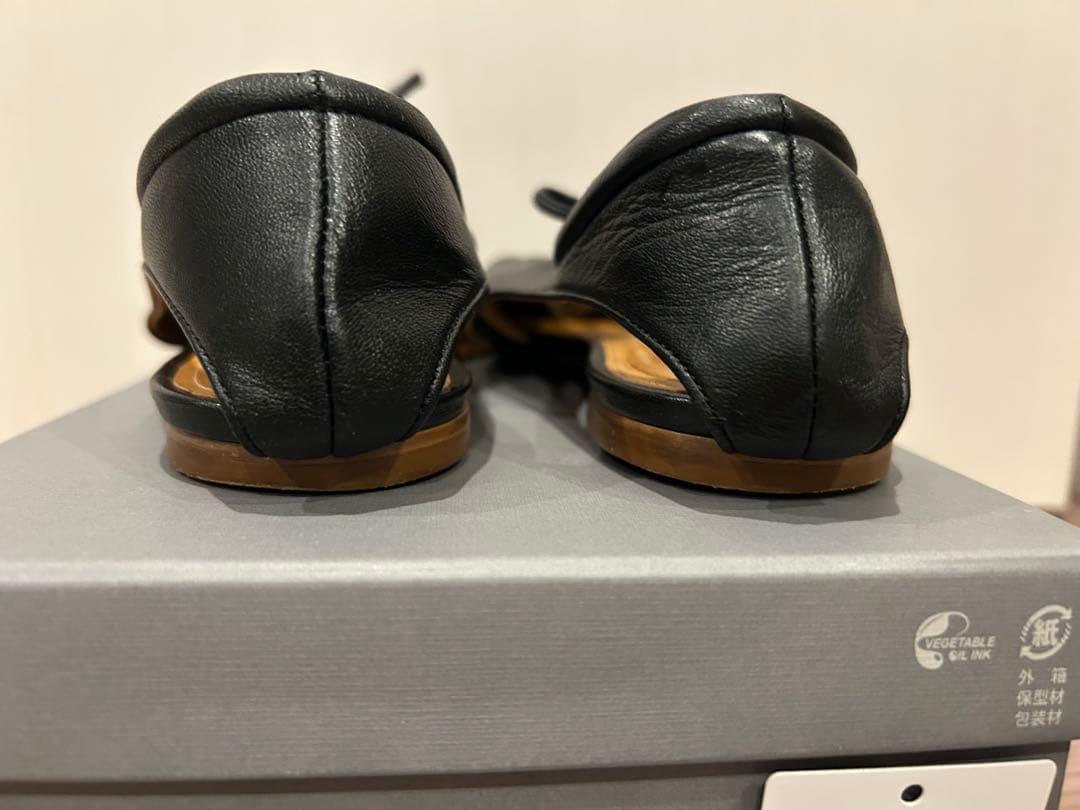 PIPPICHIC ピッピシック アンバーココ スクエアトゥ フラットシューズ