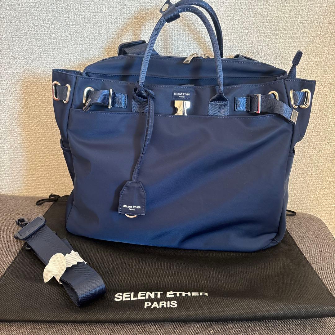 SELENT ETHER セレーンエテール ビジネスバッグ　ネイビー