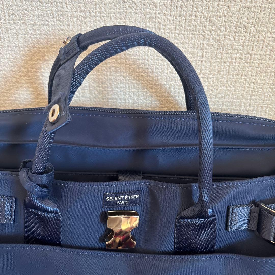 SELENT ETHER セレーンエテール ビジネスバッグ　ネイビー