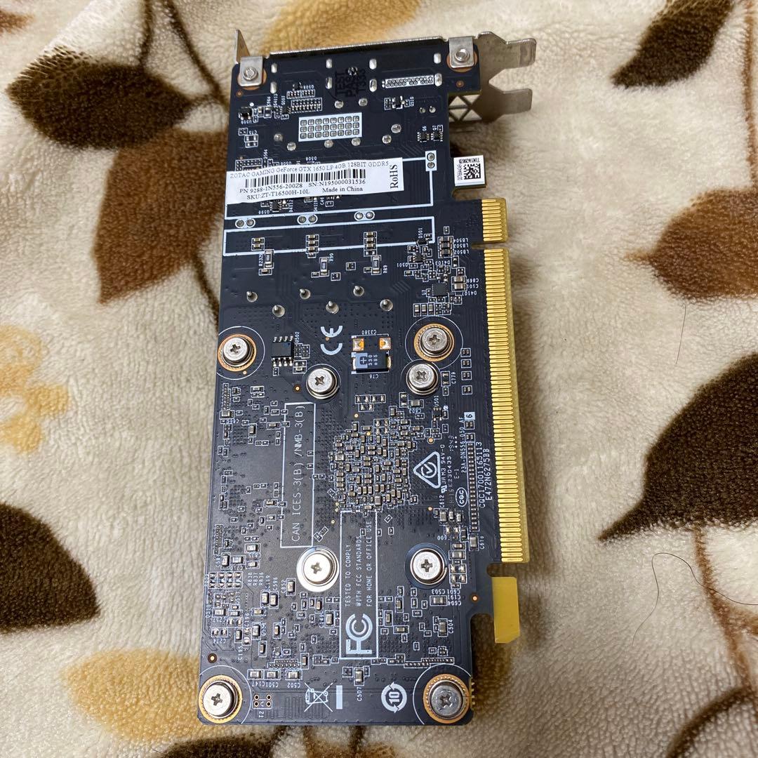 グラフィックボード・グラボ・ビデオカード ZOTAC GAMING GeForce GTX 1650 LP