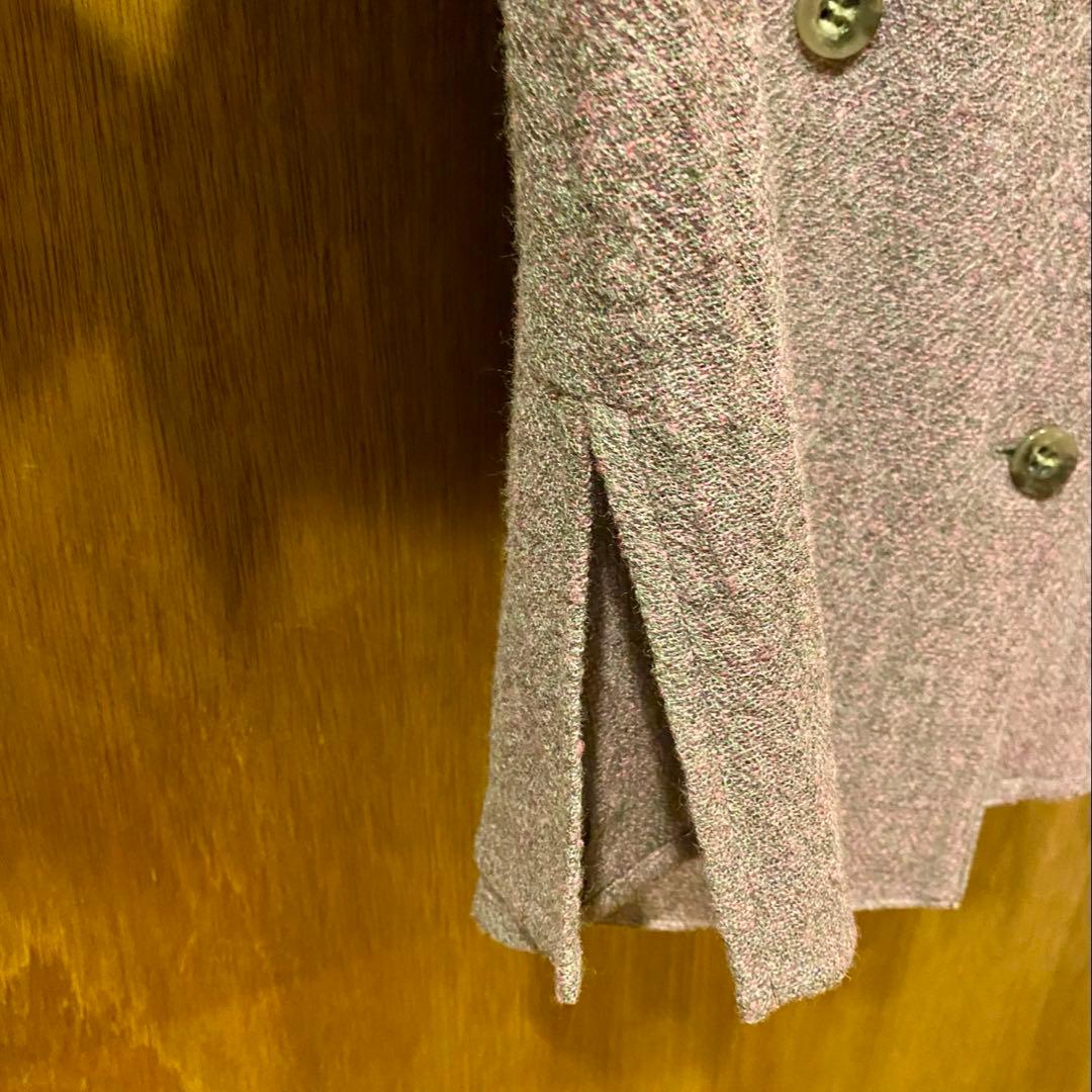 AKIRANAKA ウールのダブルブレストブルゾン