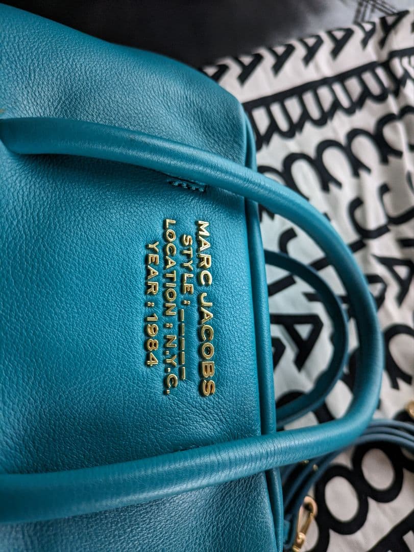 MARC JACOBS ターコイズ ショルダーバッグ