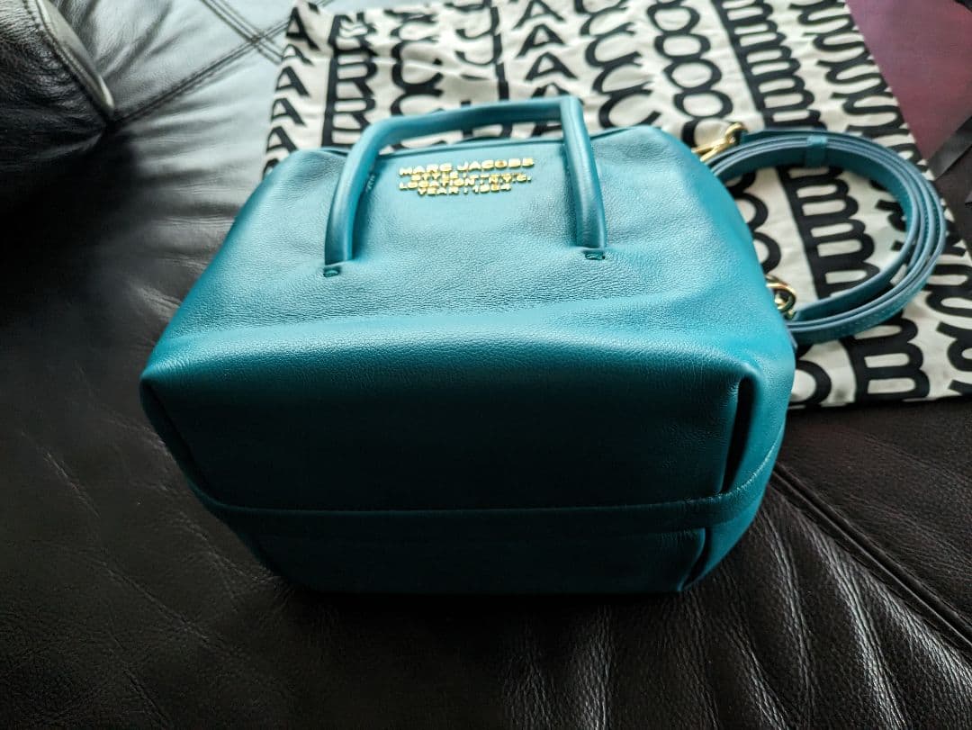 MARC JACOBS ターコイズ ショルダーバッグ