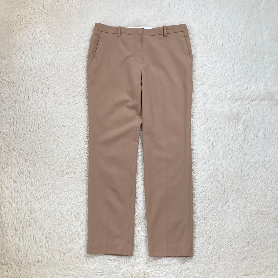 未使用に近い Theory セオリー クロップドパンツ ウール混 キャメル