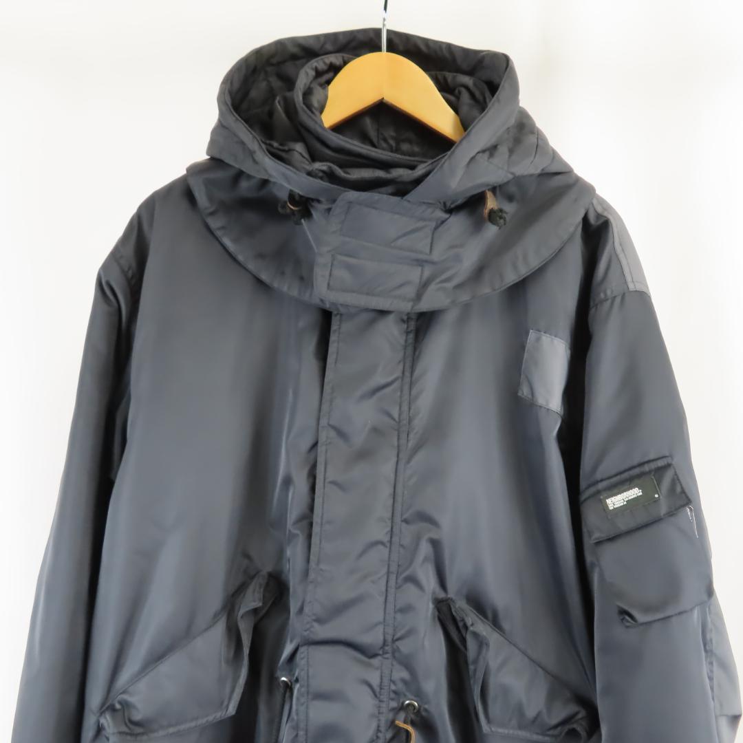 00AW NEIGHBORHOOD バイカラー ワイヤー モッズ ジップ コート