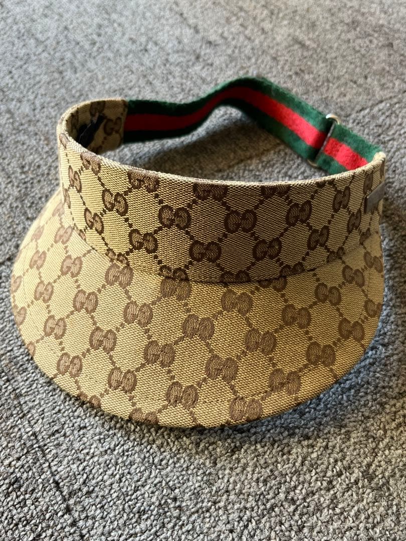 GUCCI GGパターン サンバイザー