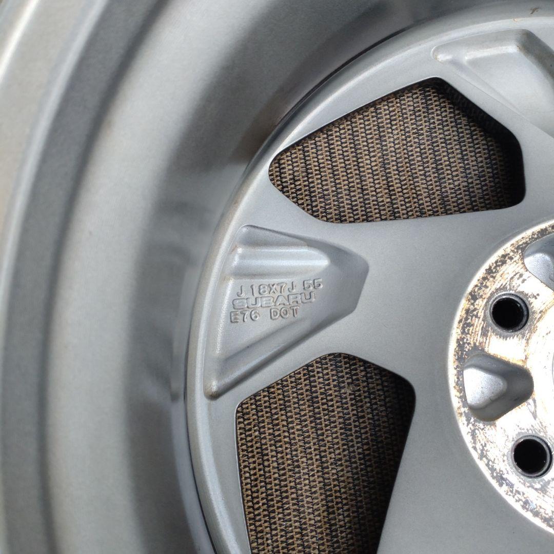 ④スバル　クロストレック 18インチ ホイール 5スポーク