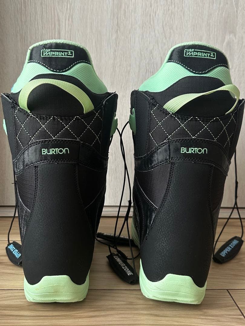 BURTON (バートン)スノーボードブーツ 黒/ ミント　23cm