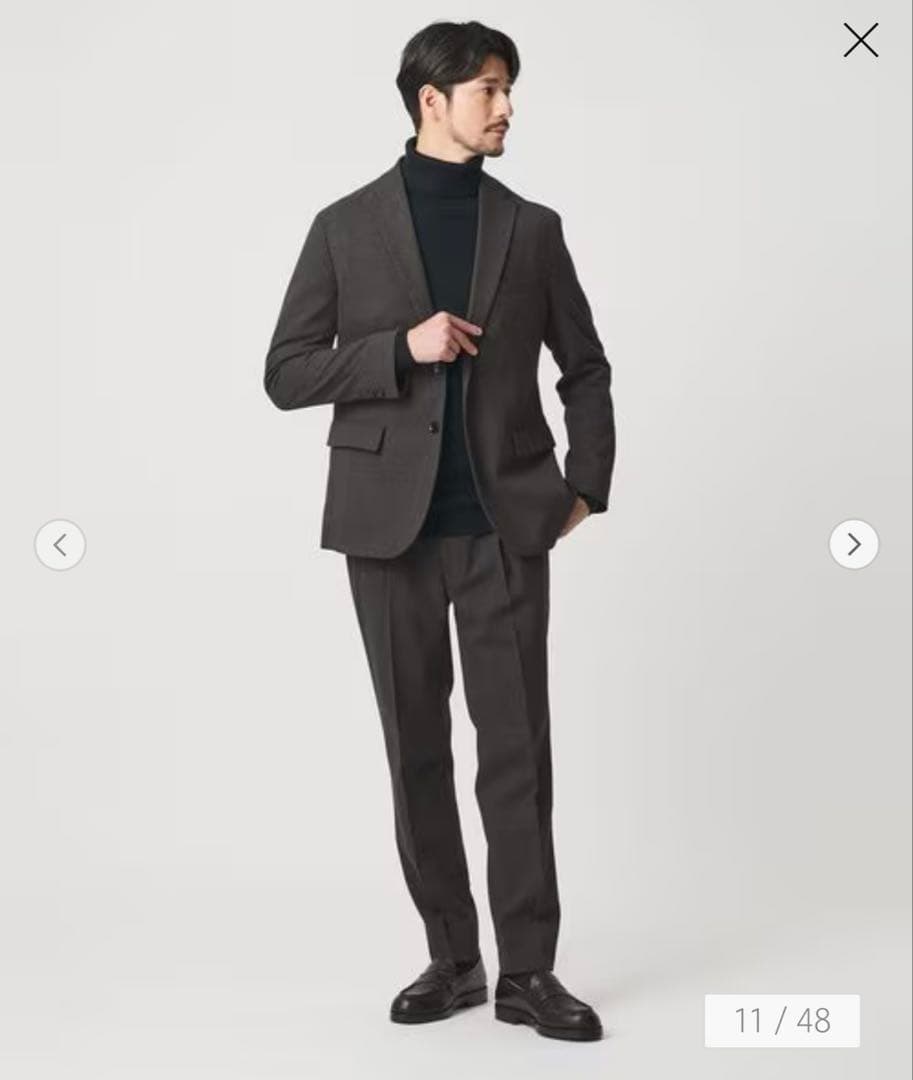 BEAUTY&YOUTH サキソニー セットアップ　ジャケット＆イージーパンツ