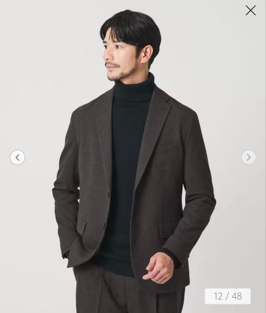 BEAUTY&YOUTH サキソニー セットアップ　ジャケット＆イージーパンツ