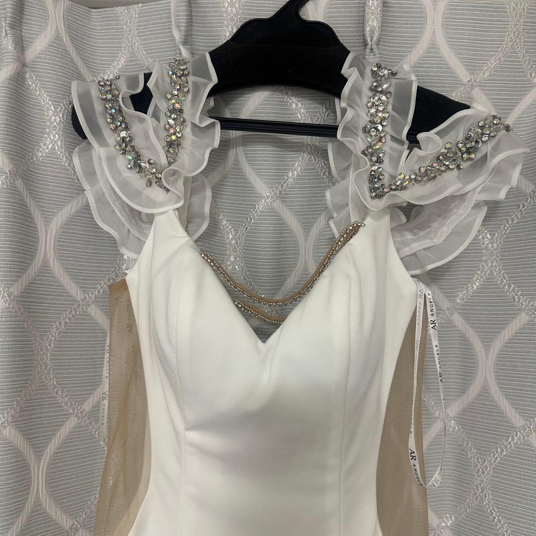 Sugarドレス ナイトキャバドレス ホワイト オフショルダー/セクシー/ドレス