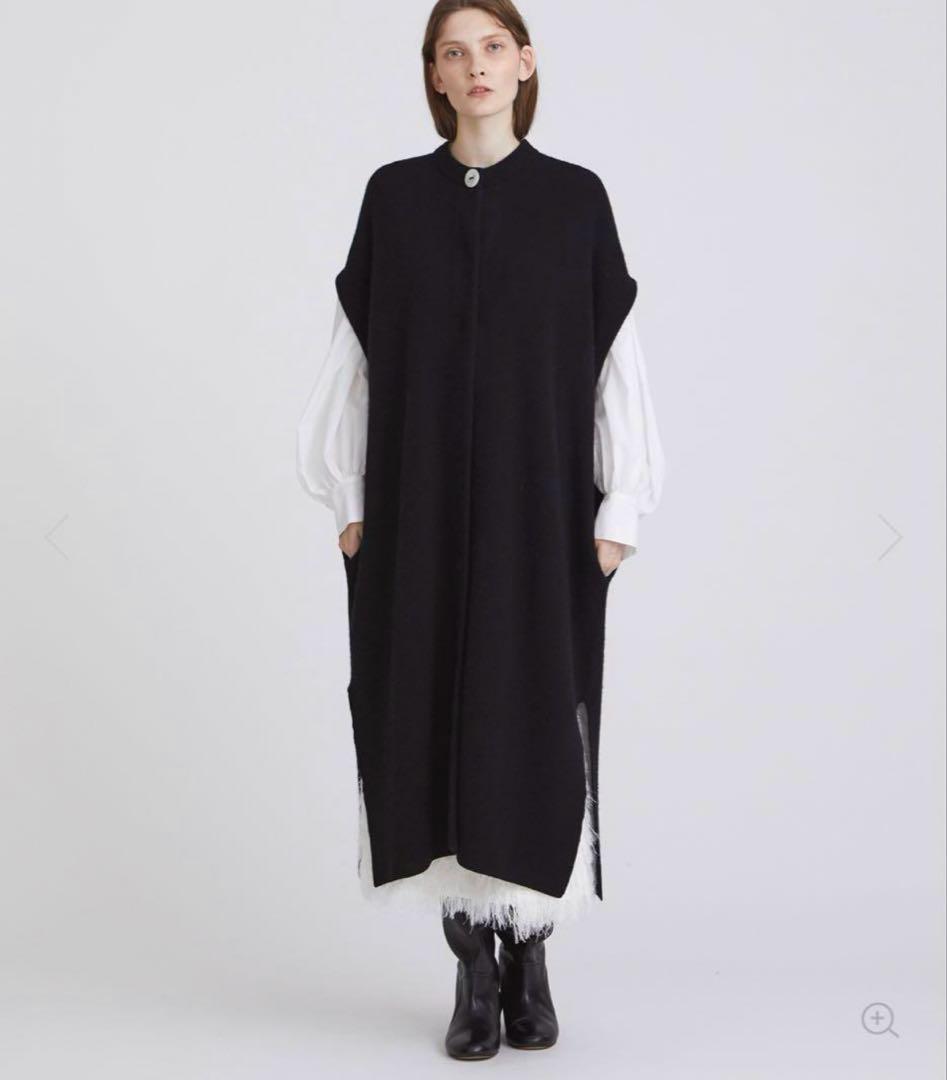 ハウスオブロータス 高山都 コラボ カシミヤ混スムースニットジレ ベスト