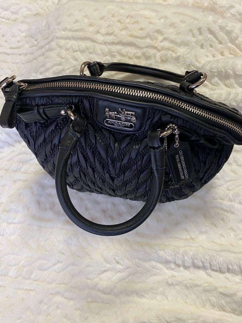 COACH マディソンギャザード2wayバッグ