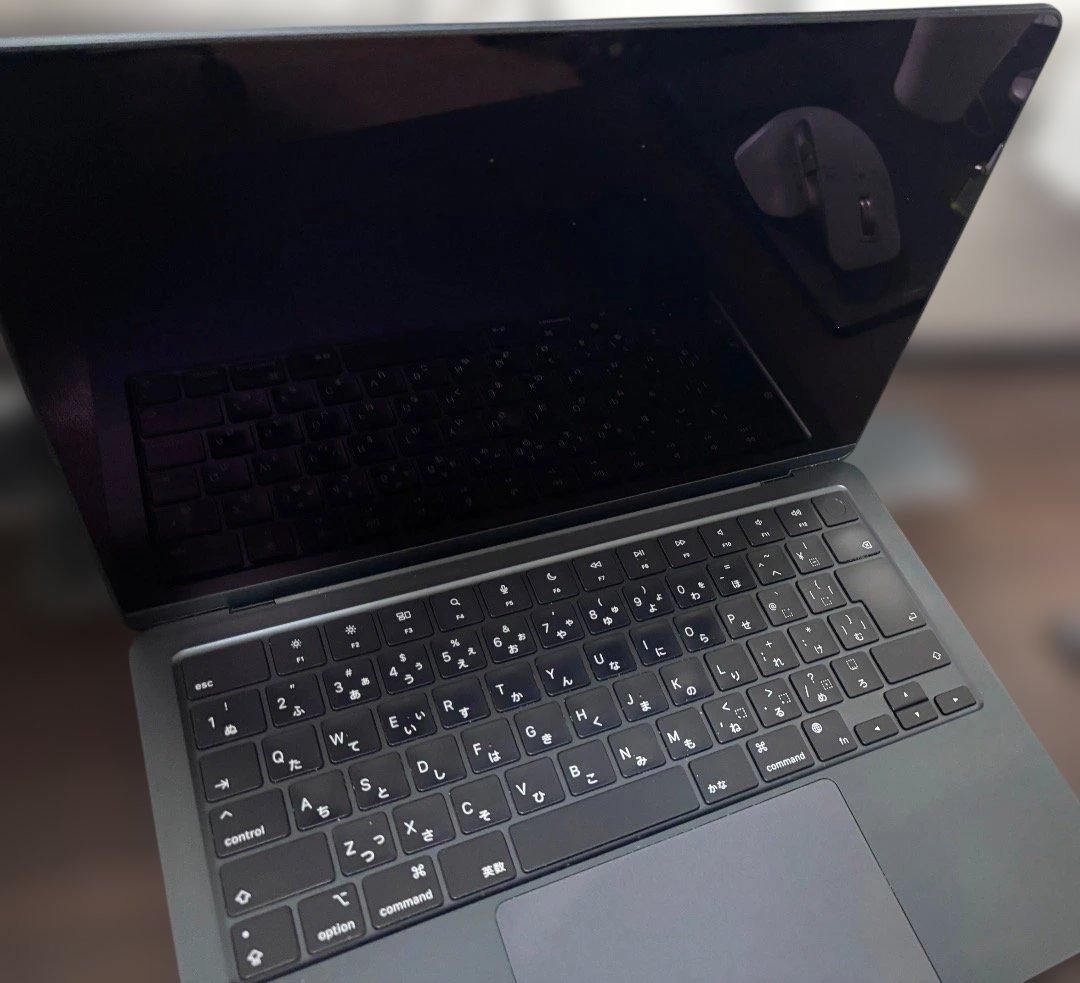 【美品箱付】MacBookAir M2 13インチ 8GB256GBミッドナイト