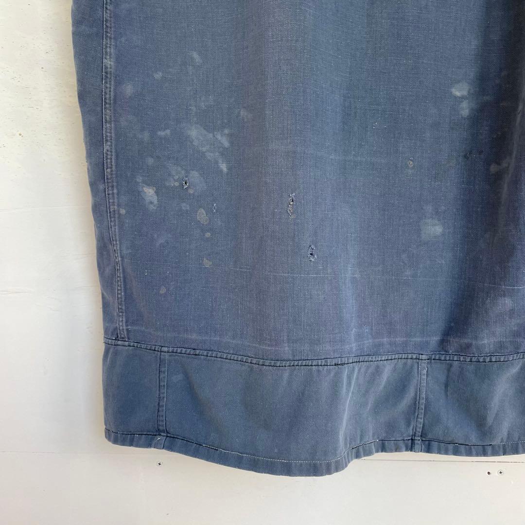 50s 60s フレンチ ワークコート ヴィンテージ 古着 襤褸 ワークウェア