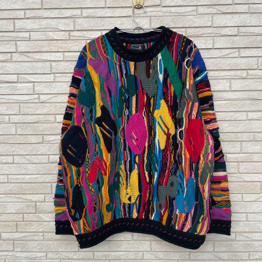 COOGI　セーター　L　3D　ウール100　オーストラリア製