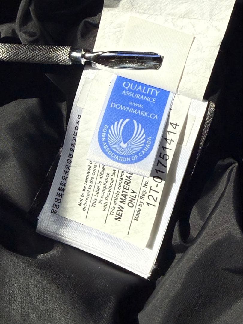  ダウンジャケット【Lサイズ】黒