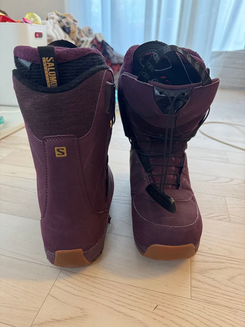 Salomon Ivy スノーボードブーツ 女性用 パープル　25CM