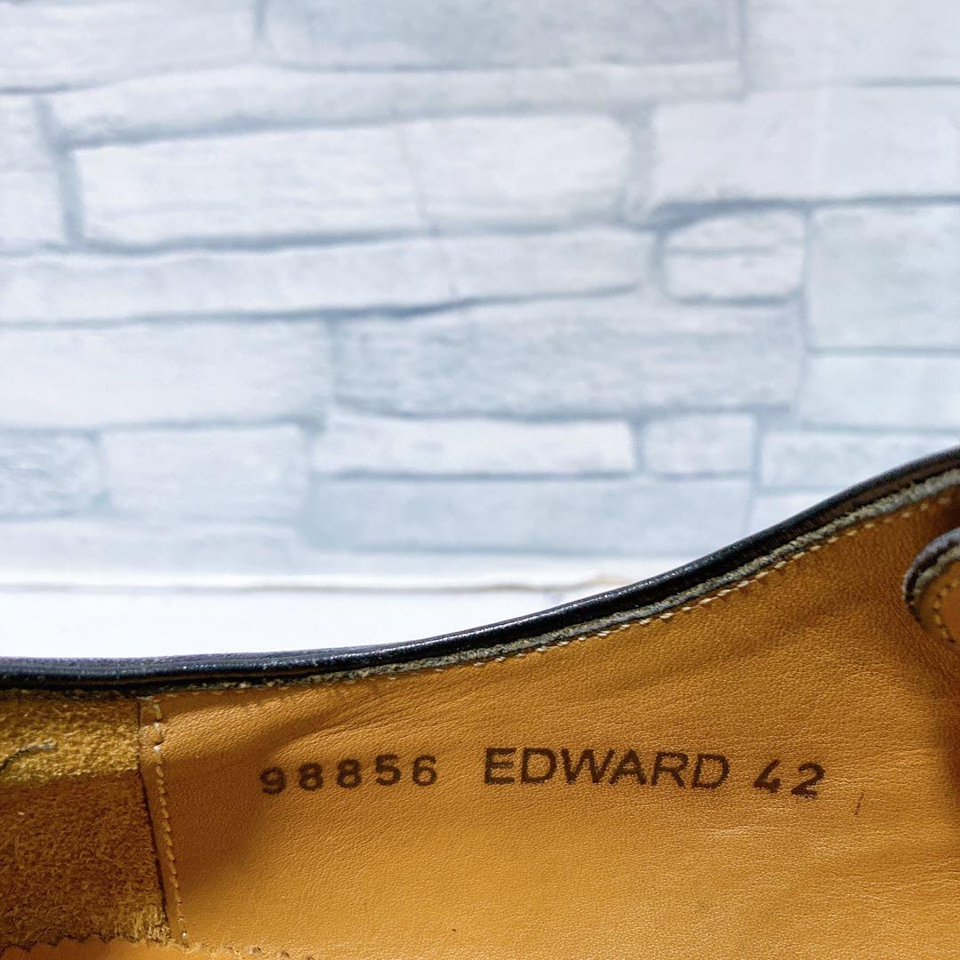 美品 ジャランスリワヤ ビジネスシューズ EDWARD 42 ダイナイト 黒