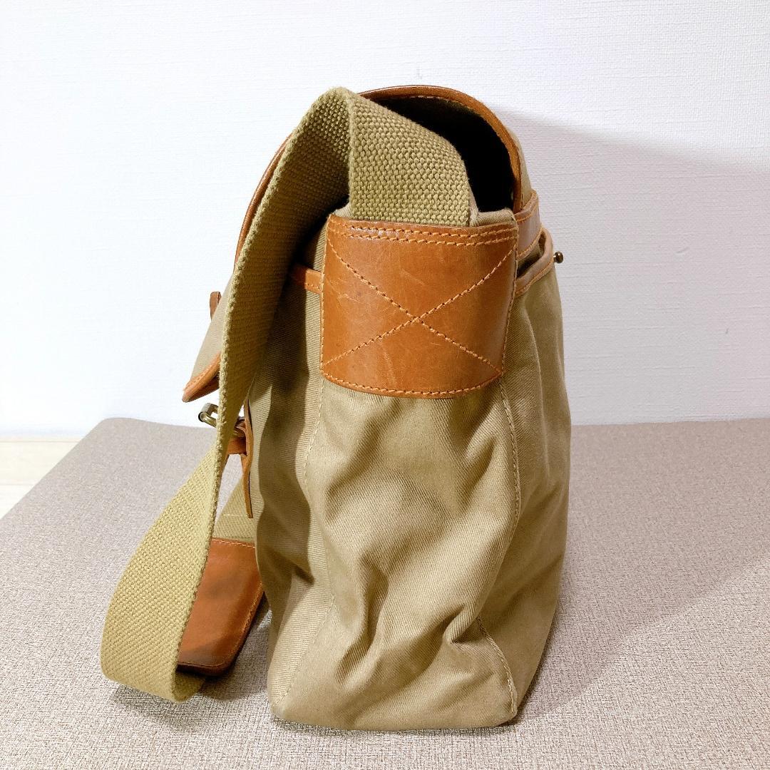 Polo Ralph Lauren ショルダーバッグ キャンバス サファリ