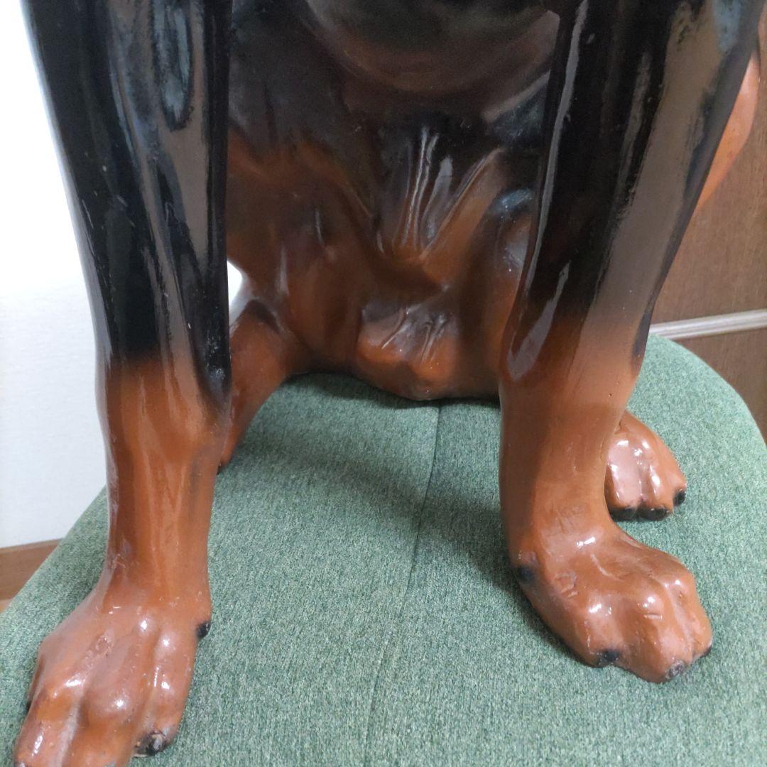 【希少】犬の置物　ドーベルマン